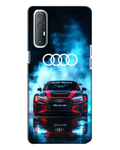 Чехол для OPPO Reno 3 с картинкой «Audi Sport — неон» Чехол для OPPO Reno 3 с картинкой «Audi Sport — неон»