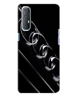 Чехол для OPPO Reno 3 с картинкой «Audi — абстрактные кольца»