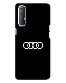 Чехол для OPPO Reno 3 с картинкой «Audi White Logo»