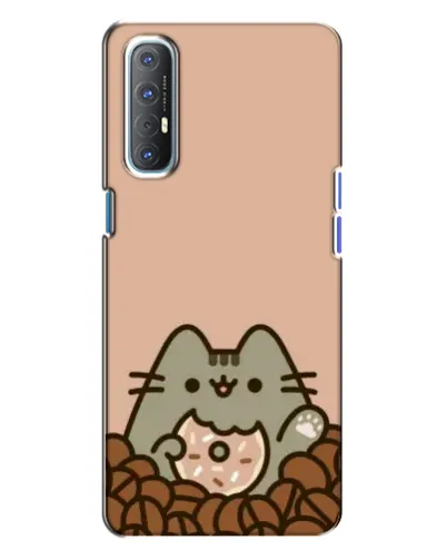Чехол для OPPO Reno 3 с картинкой «Кофейный Пушин»
