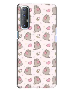Чехол для OPPO Reno 3 с картинкой «Пушин и сладости» Чехол для OPPO Reno 3 с картинкой «Пушин и сладости»