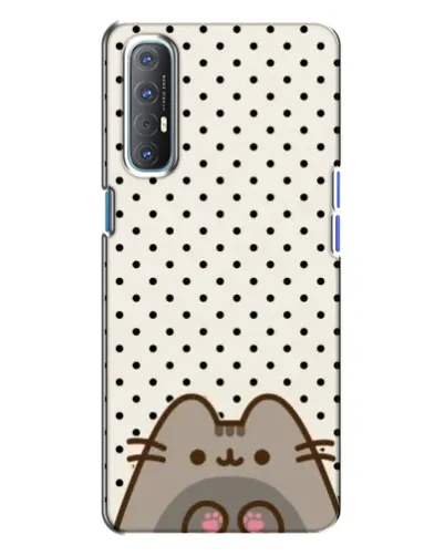 Чехол для OPPO Reno 3 с картинкой «Пушин в горошек»
