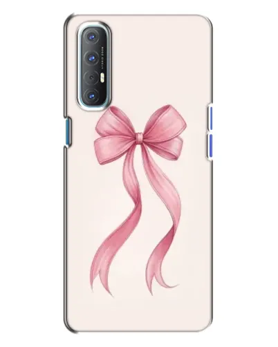 Чехол для OPPO Reno 3 с картинкой «Розовый бант»