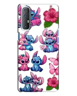 Чохол для OPPO Reno 3 з картинкою «Стікери Stitch та Angel» Чохол для OPPO Reno 3 з картинкою «Стікери Stitch та Angel»