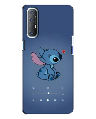 Чохол для OPPO Reno 3 з картинкою «Музичний Stitch» Чохол для OPPO Reno 3 з картинкою «Музичний Stitch»