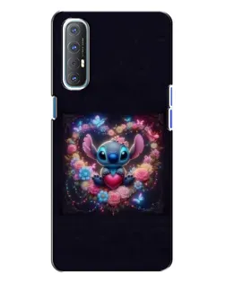 Чохол для OPPO Reno 3 з картинкою «Stitch у квітах» Чохол для OPPO Reno 3 з картинкою «Stitch у квітах»
