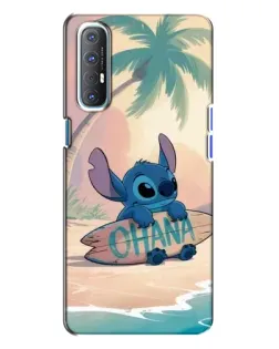 Чохол для OPPO Reno 3 з картинкою «Стіч на серфі» Чохол для OPPO Reno 3 з картинкою «Стіч на серфі»