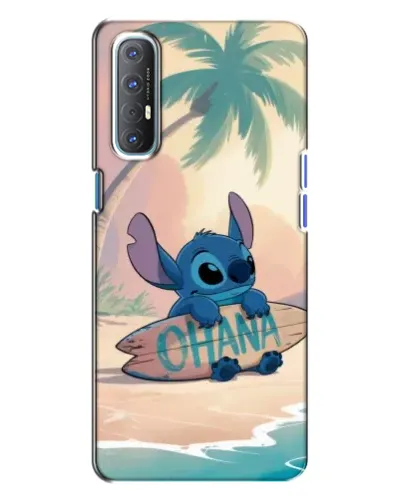 Чохол для OPPO Reno 3 з картинкою «Стіч на серфі» Чохол для OPPO Reno 3 з картинкою «Стіч на серфі»
