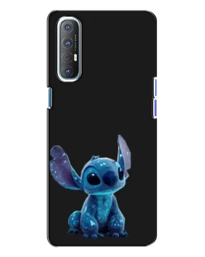 Чохол для OPPO Reno 3 з картинкою «Стіч на чорному» Чохол для OPPO Reno 3 з картинкою «Стіч на чорному»