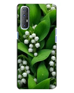 Чехол для OPPO Reno 3 с картинкой «Ландыши в зелени»