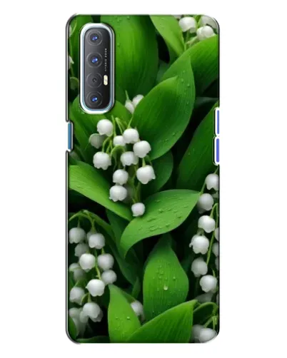 Чехол для OPPO Reno 3 с картинкой «Ландыши в зелени»