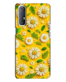 Чехол для OPPO Reno 3 с картинкой «Ромашковое солнце»