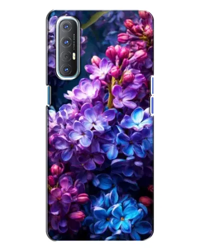 Чехол для OPPO Reno 3 с картинкой «Сиреневый цвет»