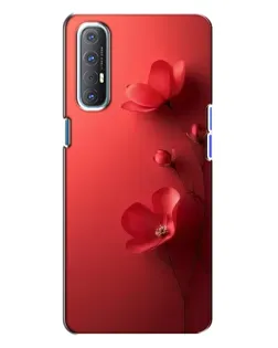 Чехол для OPPO Reno 3 с картинкой «Маковые соцветия»