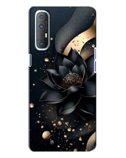 Чехол для OPPO Reno 3 с картинкой «Черный лотос»