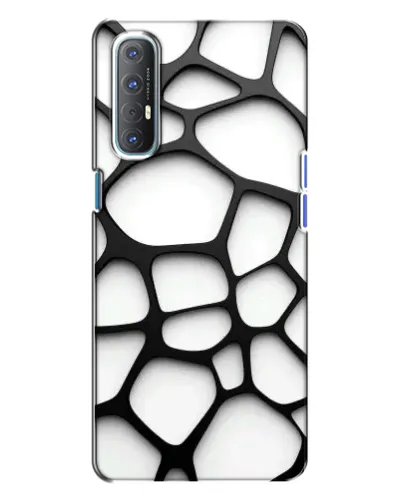 Чохол для OPPO Reno 3 з картинкою «Біла об'ємна сітка» Чохол для OPPO Reno 3 з картинкою «Біла об'ємна сітка»
