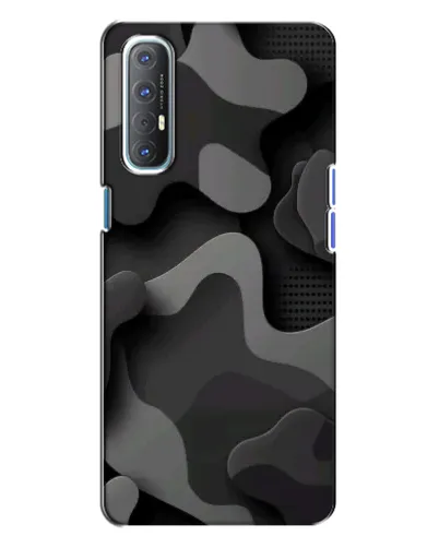 Чохол для OPPO Reno 3 з картинкою «Темний абстрактний камуфляж» Чохол для OPPO Reno 3 з картинкою «Темний абстрактний камуфляж»