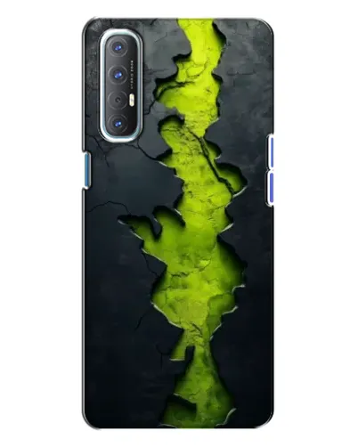 Чохол для OPPO Reno 3 з картинкою «Салатовий розлом скелі» Чохол для OPPO Reno 3 з картинкою «Салатовий розлом скелі»