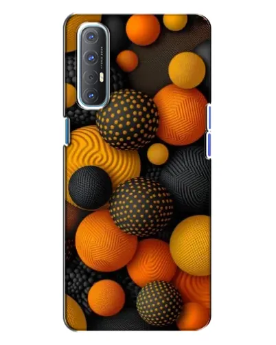Чохол для OPPO Reno 3 з картинкою «Об'ємні помаранчеві сфери» Чохол для OPPO Reno 3 з картинкою «Об'ємні помаранчеві сфери»