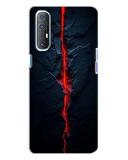 Чехол для OPPO Reno 3 с картинкой «Kрасная лавовая трещина» Чехол для OPPO Reno 3 с картинкой «Kрасная лавовая трещина»
