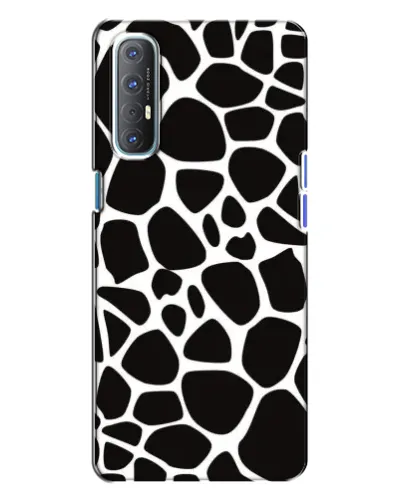 Чохол для OPPO Reno 3 з картинкою «Чорно-білий жираф» Чохол для OPPO Reno 3 з картинкою «Чорно-білий жираф»