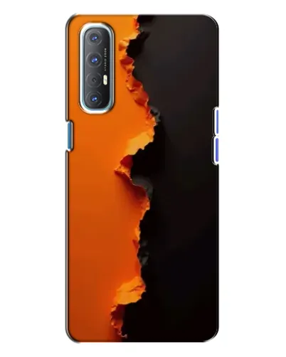 Чохол для OPPO Reno 3 з картинкою «Помаранчевий розлом» Чохол для OPPO Reno 3 з картинкою «Помаранчевий розлом»
