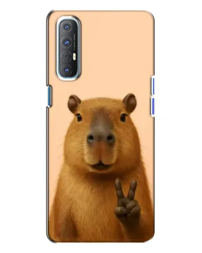 Чехол для OPPO Reno 3 с картинкой «Капибара виктория» Чехол для OPPO Reno 3 с картинкой «Капибара виктория»