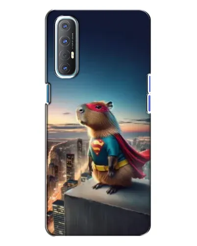 Чехол для OPPO Reno 3 с картинкой «Капи-мен супергерой» Чехол для OPPO Reno 3 с картинкой «Капи-мен супергерой»