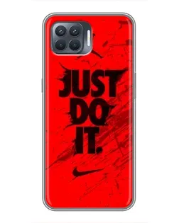 Чехол для OPPO Reno 4 Lite с картинкой «Nike Just Do It»