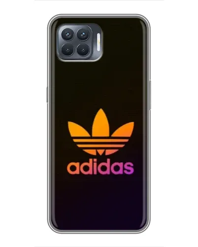 Чехол для OPPO Reno 4 Lite с картинкой «Градиент Adidas»