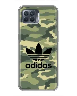 Чехол для OPPO Reno 4 Lite с картинкой «Милитари стиль Adidas» Чехол для OPPO Reno 4 Lite с картинкой «Милитари стиль Adidas»