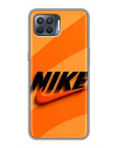 Чехол для OPPO Reno 4 Lite с картинкой «Оранжевый драйв Nike»