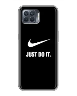 Чохол для OPPO Reno 4 Lite з картинкою «Класичний принт Nike» Чохол для OPPO Reno 4 Lite з картинкою «Класичний принт Nike»
