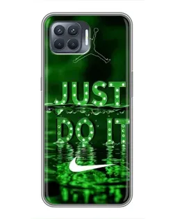 Чохол для OPPO Reno 4 Lite з картинкою «Зелений неоновий Nike» Чохол для OPPO Reno 4 Lite з картинкою «Зелений неоновий Nike»