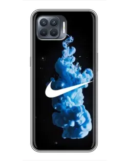 Чохол для OPPO Reno 4 Lite з картинкою «Nike та синій дим» Чохол для OPPO Reno 4 Lite з картинкою «Nike та синій дим»