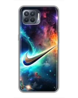 Чохол для OPPO Reno 4 Lite з картинкою «Космічний Nike Swoosh» Чохол для OPPO Reno 4 Lite з картинкою «Космічний Nike Swoosh»
