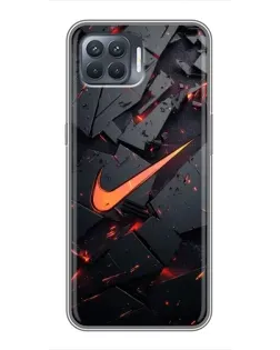 Чохол для OPPO Reno 4 Lite з картинкою «Nike — ефект розломів» Чохол для OPPO Reno 4 Lite з картинкою «Nike — ефект розломів»