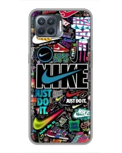 Чохол для OPPO Reno 4 Lite з картинкою «Яскравий колаж Nike» Чохол для OPPO Reno 4 Lite з картинкою «Яскравий колаж Nike»