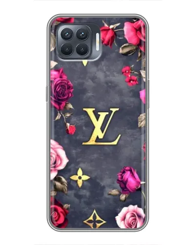 Чехол для OPPO Reno 4 Lite с картинкой «Цветочный Louis Vuitton»