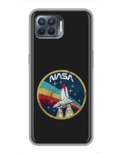 Чохол для OPPO Reno 4 Lite з картинкою «NASA — емблема місії» Чохол для OPPO Reno 4 Lite з картинкою «NASA — емблема місії»