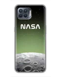 Чохол для OPPO Reno 4 Lite з картинкою «NASA — місячний градієнт» Чохол для OPPO Reno 4 Lite з картинкою «NASA — місячний градієнт»