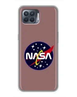 Чохол для OPPO Reno 4 Lite з картинкою «NASA — ретро космос» Чохол для OPPO Reno 4 Lite з картинкою «NASA — ретро космос»