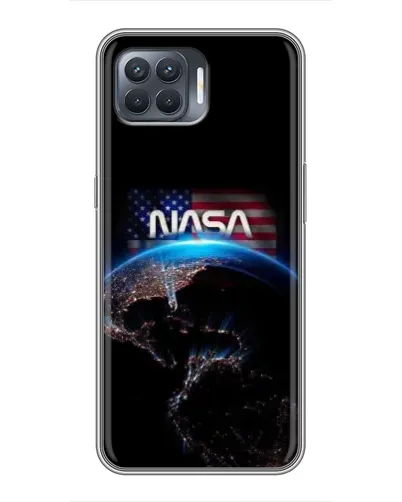 Чехол для OPPO Reno 4 Lite с картинкой «Земля из космоса NASA»