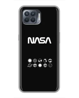 Чохол для OPPO Reno 4 Lite з картинкою «NASA — технічний принт» Чохол для OPPO Reno 4 Lite з картинкою «NASA — технічний принт»