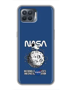 Чохол для OPPO Reno 4 Lite з картинкою «NASA — місячна місія» Чохол для OPPO Reno 4 Lite з картинкою «NASA — місячна місія»