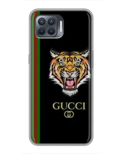 Чехол для OPPO Reno 4 Lite с картинкой «Тигр Gucci»