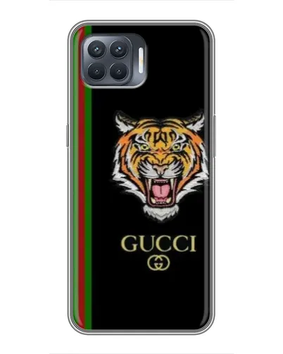 Чехол для OPPO Reno 4 Lite с картинкой «Тигр Gucci»