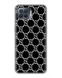Чехол для OPPO Reno 4 Lite с картинкой «Gucci — сетчатый паттерн»