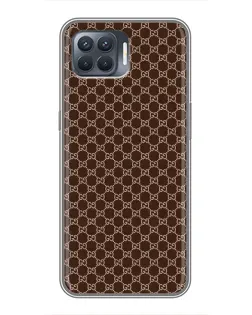Чехол для OPPO Reno 4 Lite с картинкой «Gucci — шоколадная сетка»