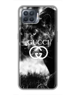 Чехол для OPPO Reno 4 Lite с картинкой «Gucci — дикая природа»